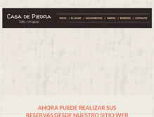 Tablet Screenshot of casadepiedra.com.uy